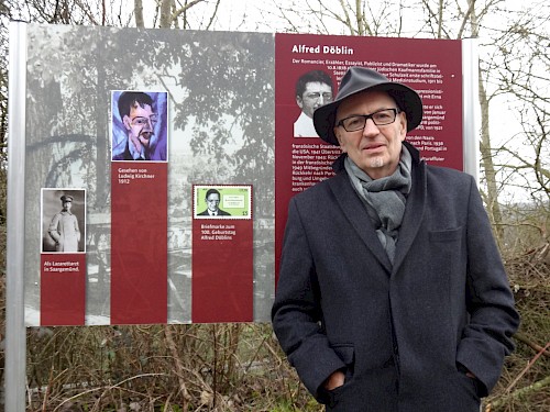 Eugen Ruge, lauréat du prix Alfred Döblin et du prix du livre allemand, en visite à Bliesransbach Eugen Ruge, lauréat du prix Alfred Döblin et du prix du livre allemand, en visite à Bliesransbach