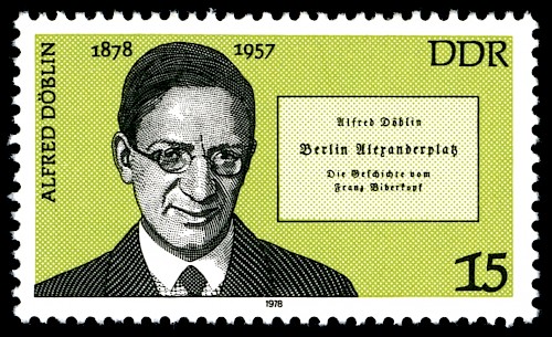 Pour rendre hommage à Alfred Döblin, la RDA a créé un timbre à son effigie.