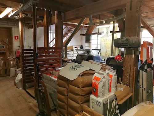 Blick ins Innere der Moulin de Volmunster