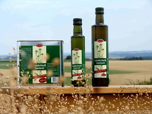 Das Leindotteröl der Bliesgau Ölmühle